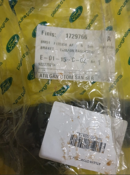bm51f17e850af ford focus sedan sag arka tampon braketi sifir orjinal